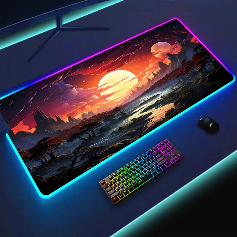 RGB Fluid Nature Mousepad - The premium experience