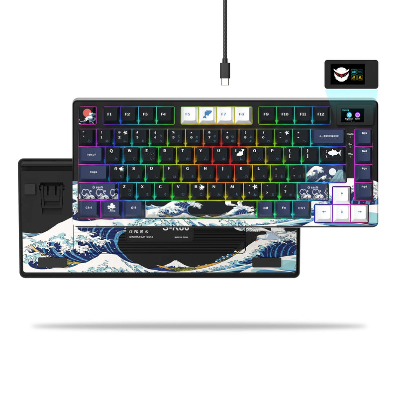 OLED S-K80 RGB Keyboard - For elite gamers