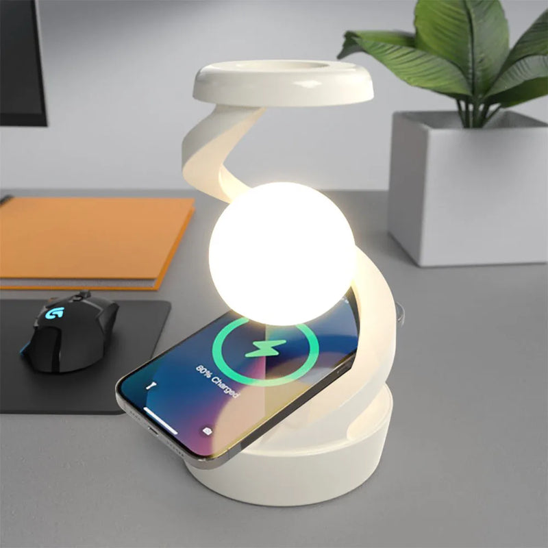 RGB Cyclone lamp Wireless charging cellphone