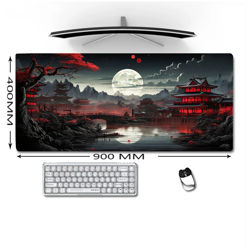 Shogun Castle Mousepad - Strategize your battles