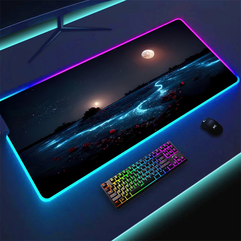 RGB Fluid Nature Mousepad - The premium experience