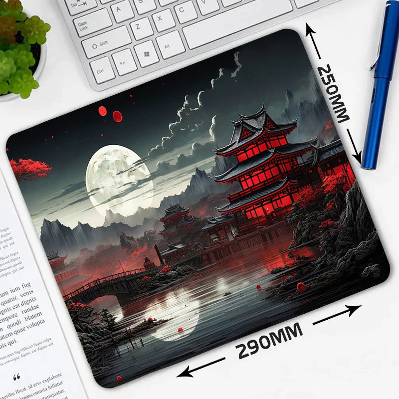 Shogun Castle Mousepad - Strategize your battles