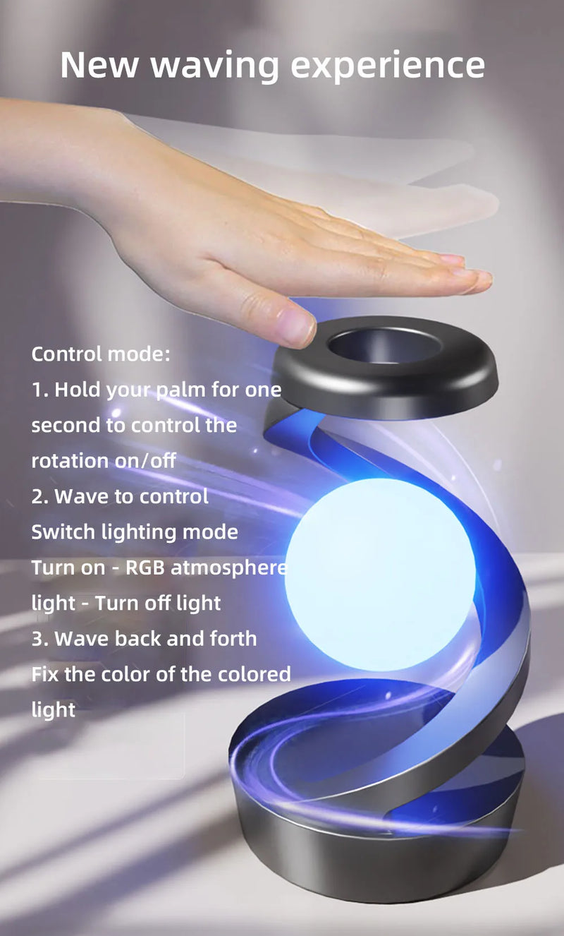 RGB Cyclone lamp Wireless charging cellphone