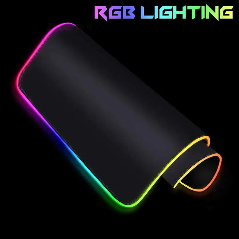 Mouse Pad Great Waves Japanese with RGB – XXL Desk Mat for Gaming and Keyboard