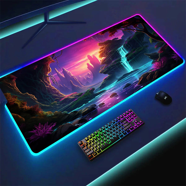 RGB Fluid Nature Mousepad - The premium experience